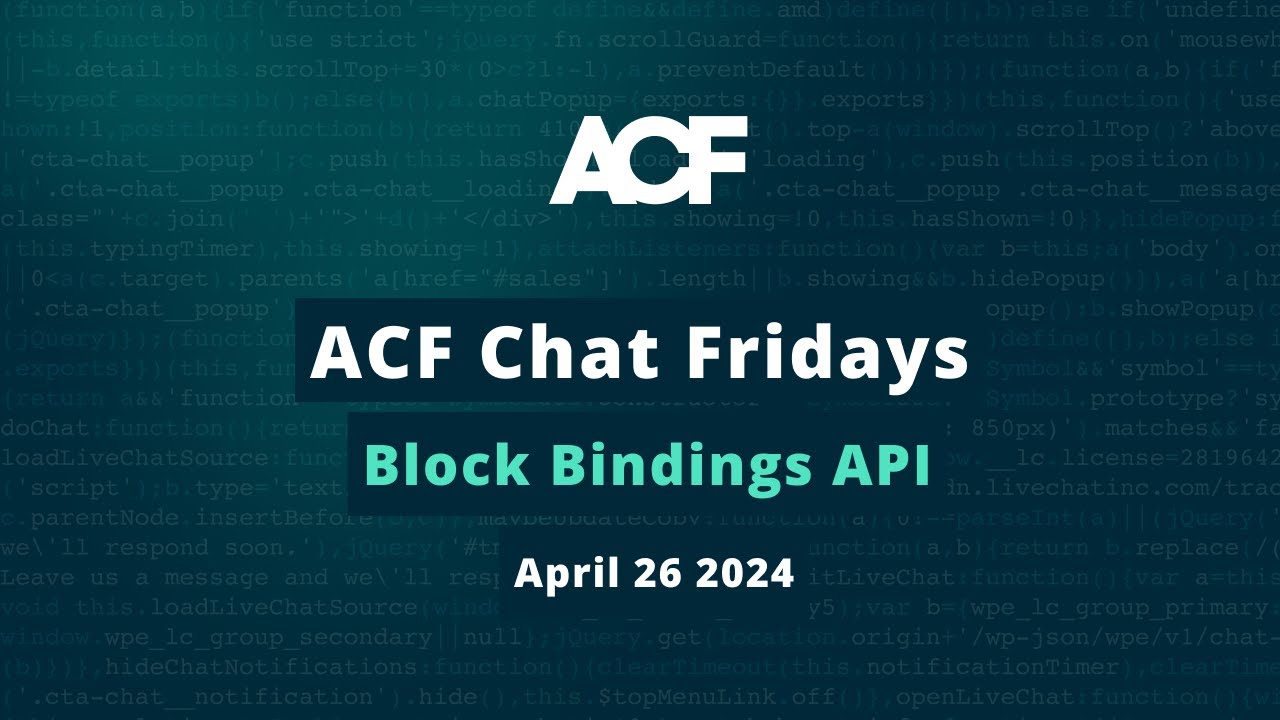Advanced Custom Fields vs Block Bindings: Contenido Dinámico en WordPress