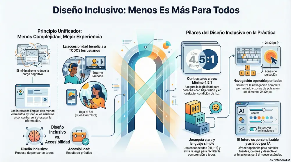 Minimalismo en el Diseño: Cómo Optimizar la Carga Cognitiva